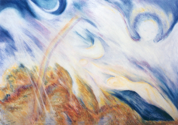 Vivi's Spiritual Soft Pastel Painting 37